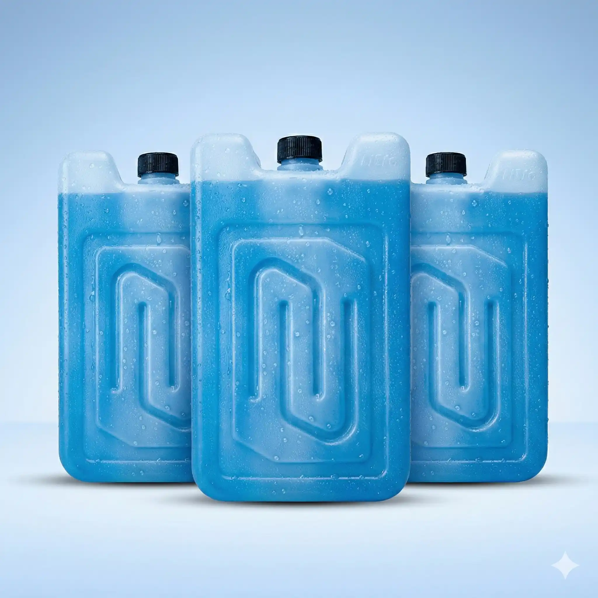 Reusable cooling gel bottles for air cooler, freeze and use for stronger cooling performance